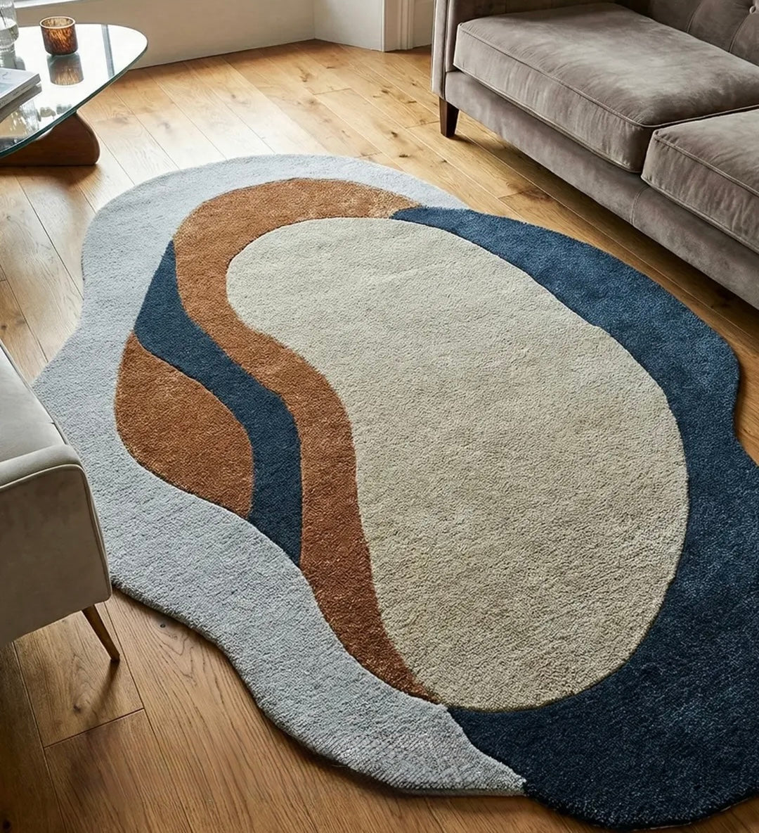 Riverstone Flow Handmade Rug