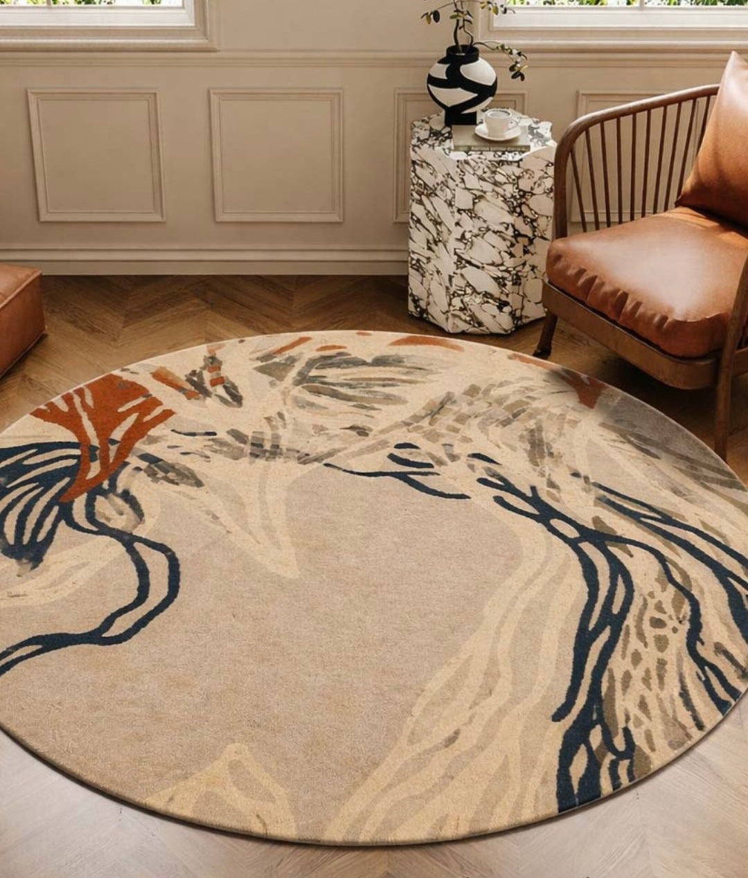 Nature's Canvas Handmade Rug