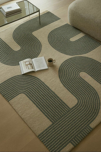 Contour Flow Handmade Rug