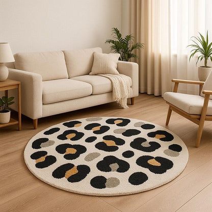Snow Leopard Handmade Rug