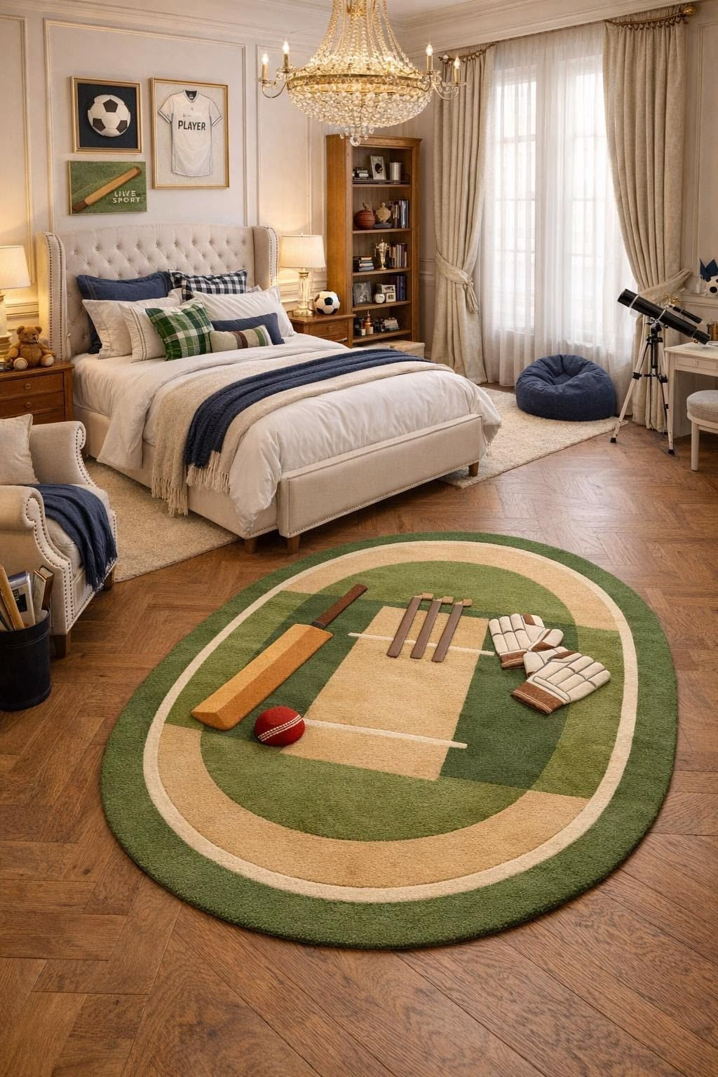Cricket Vibe Handmade Rug