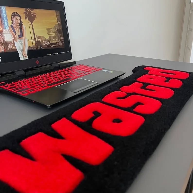 Game Over Keyboard Rug