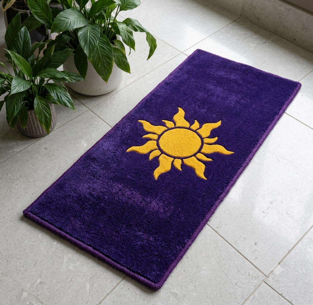 Golden Emblem Runner Handmade Rug