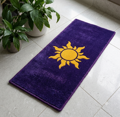 Golden Emblem Runner Handmade Rug