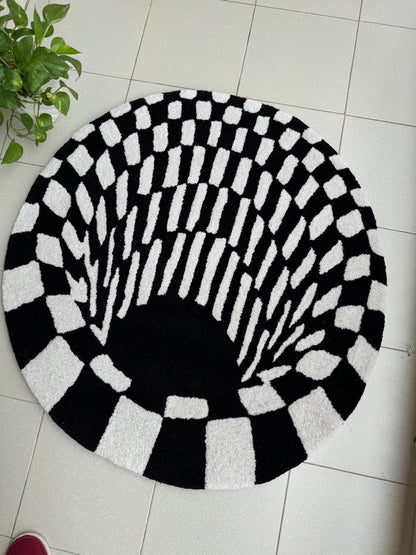 Illusion Floor Hand Tufted Rug | Hand Tufted Wool Rug by Rug Cult