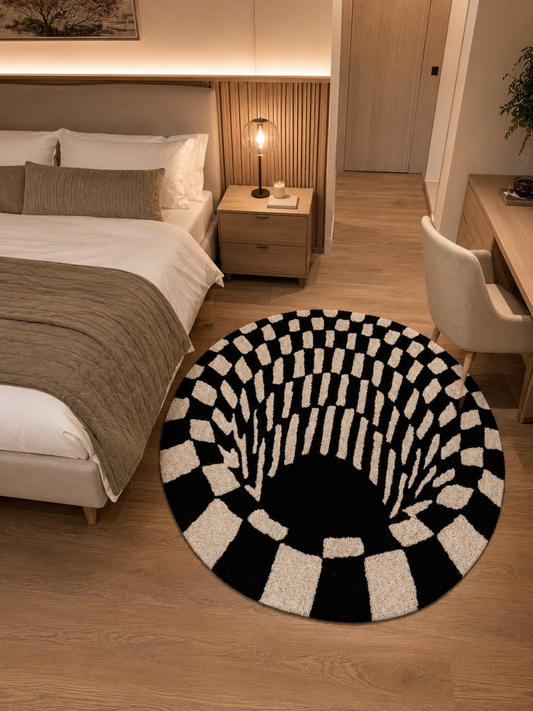 Illusion Floor Hand Tufted Rug | Hand Tufted Wool Rug by Rug Cult