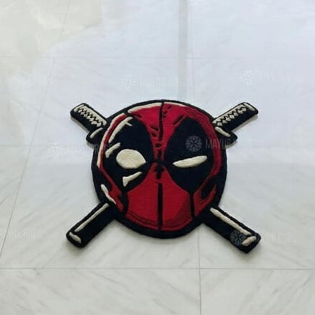 Deadpool Inspired Handmade Rug