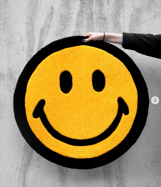Good Vibes Smiley Rug