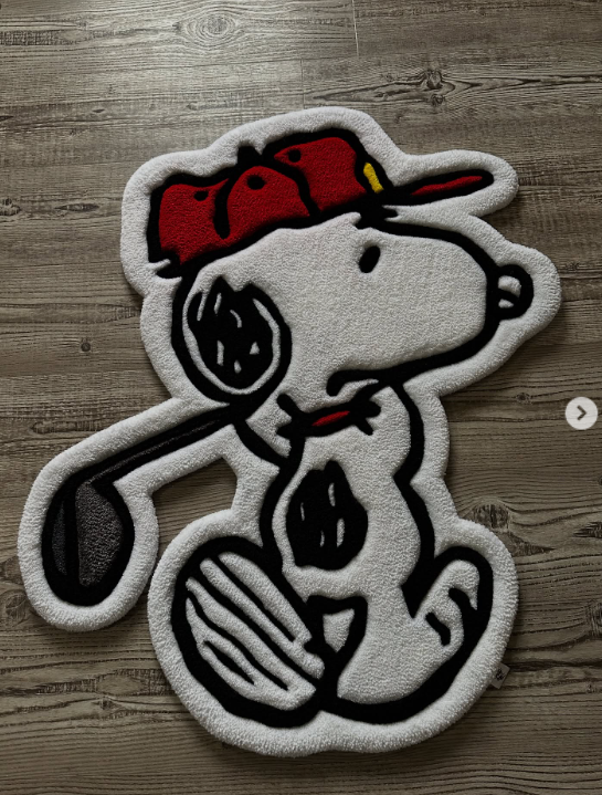 Lazy Snoopy Handmade Rug