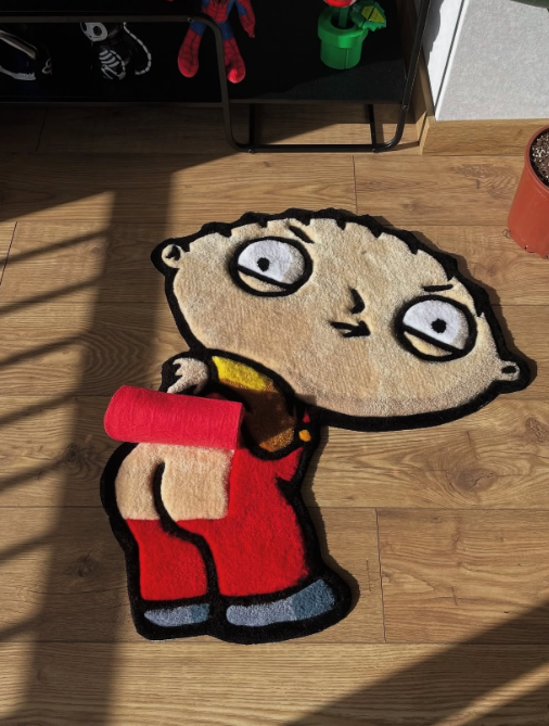 Stewie Griffin  Attitude Rug