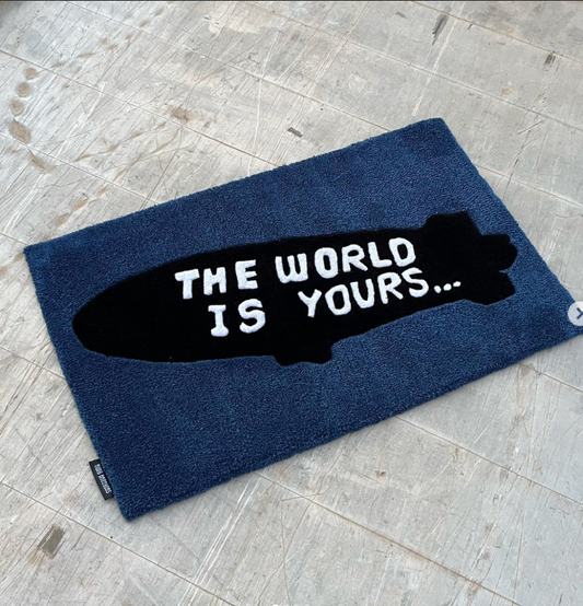 World Is Yours Statement Rug