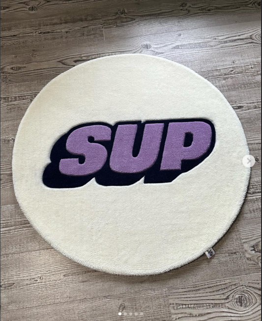“Sup” Statement Rug