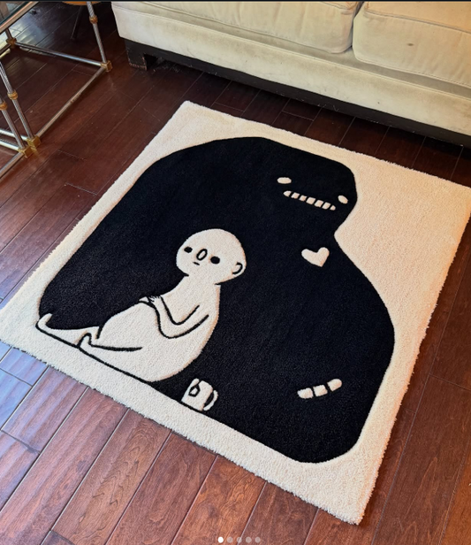 Safe With You Art Rug