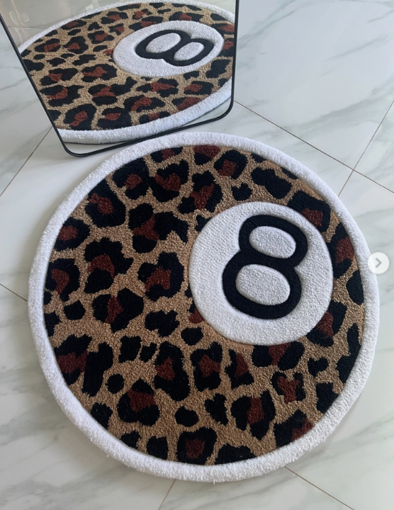 Leopard Pool 8 Rug