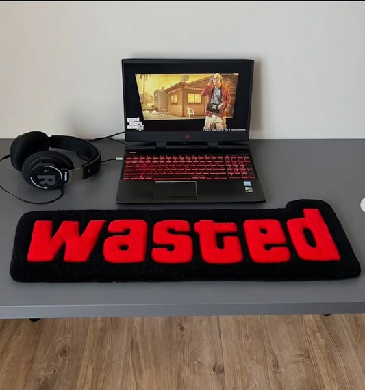 Game Over Keyboard Rug