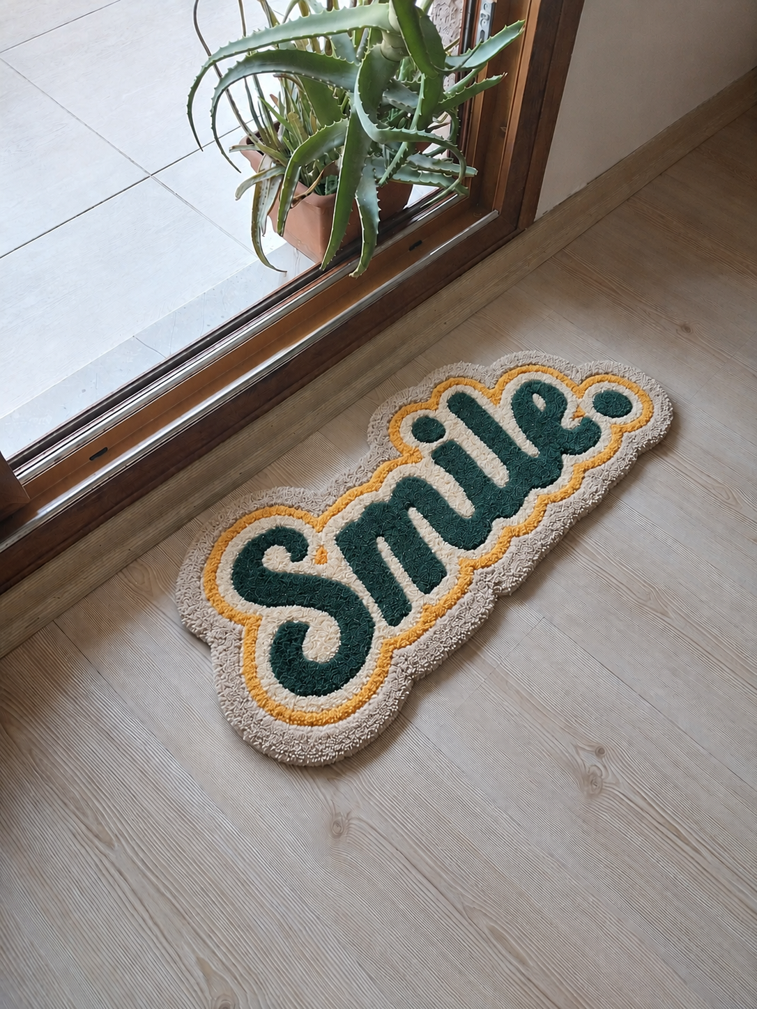 Smile Hnadmade Floor Rug