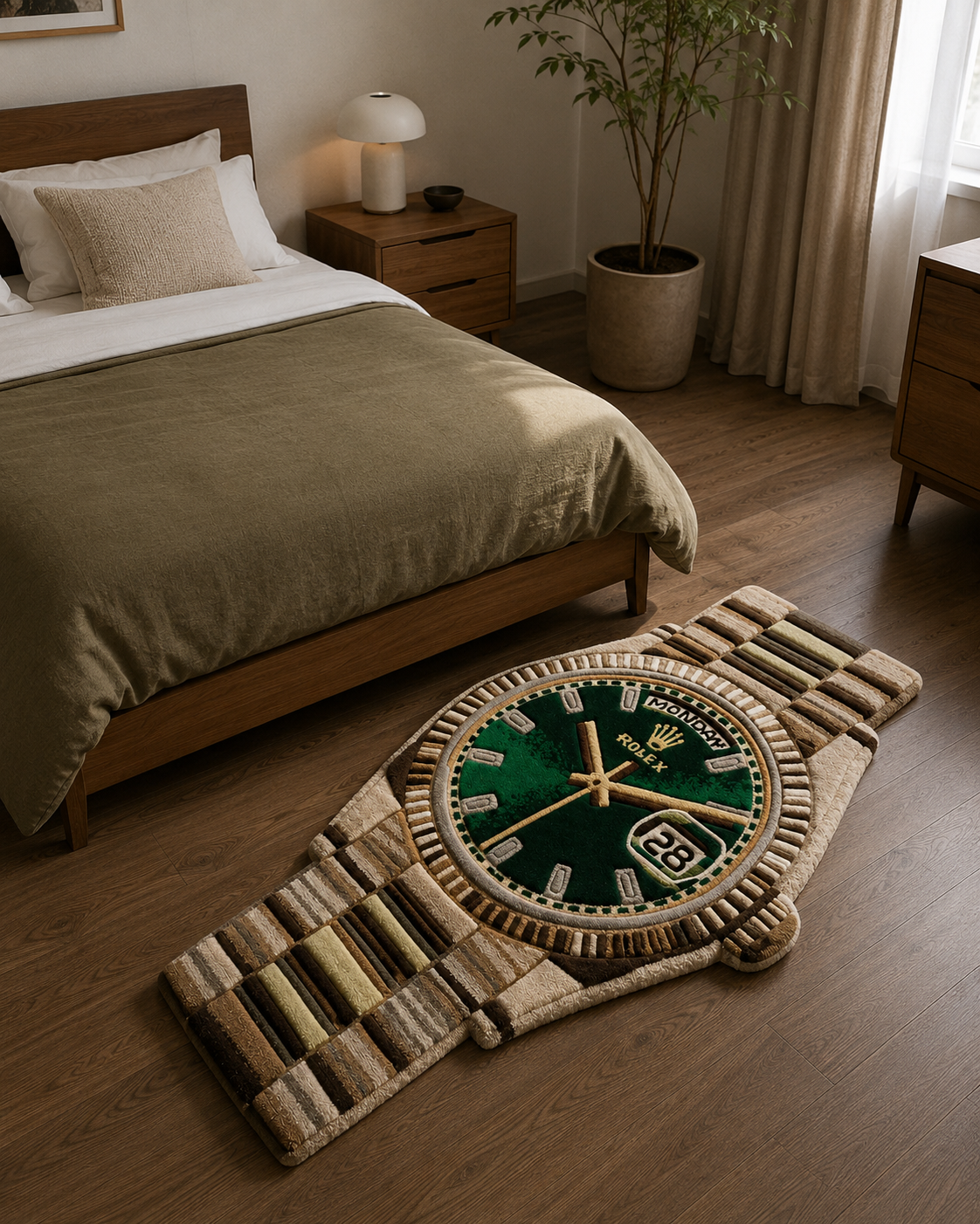 Statement Watch Rug | Hand Tufted Wool Rug by Rug Cult