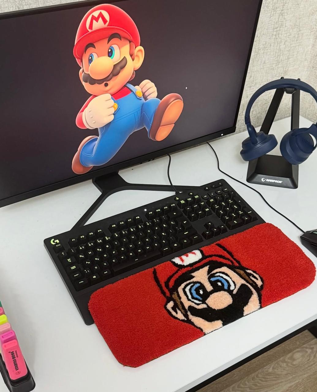 Retro Hero Keyboard Rug