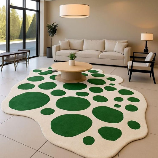 Emerald Pebble Designer Rug
