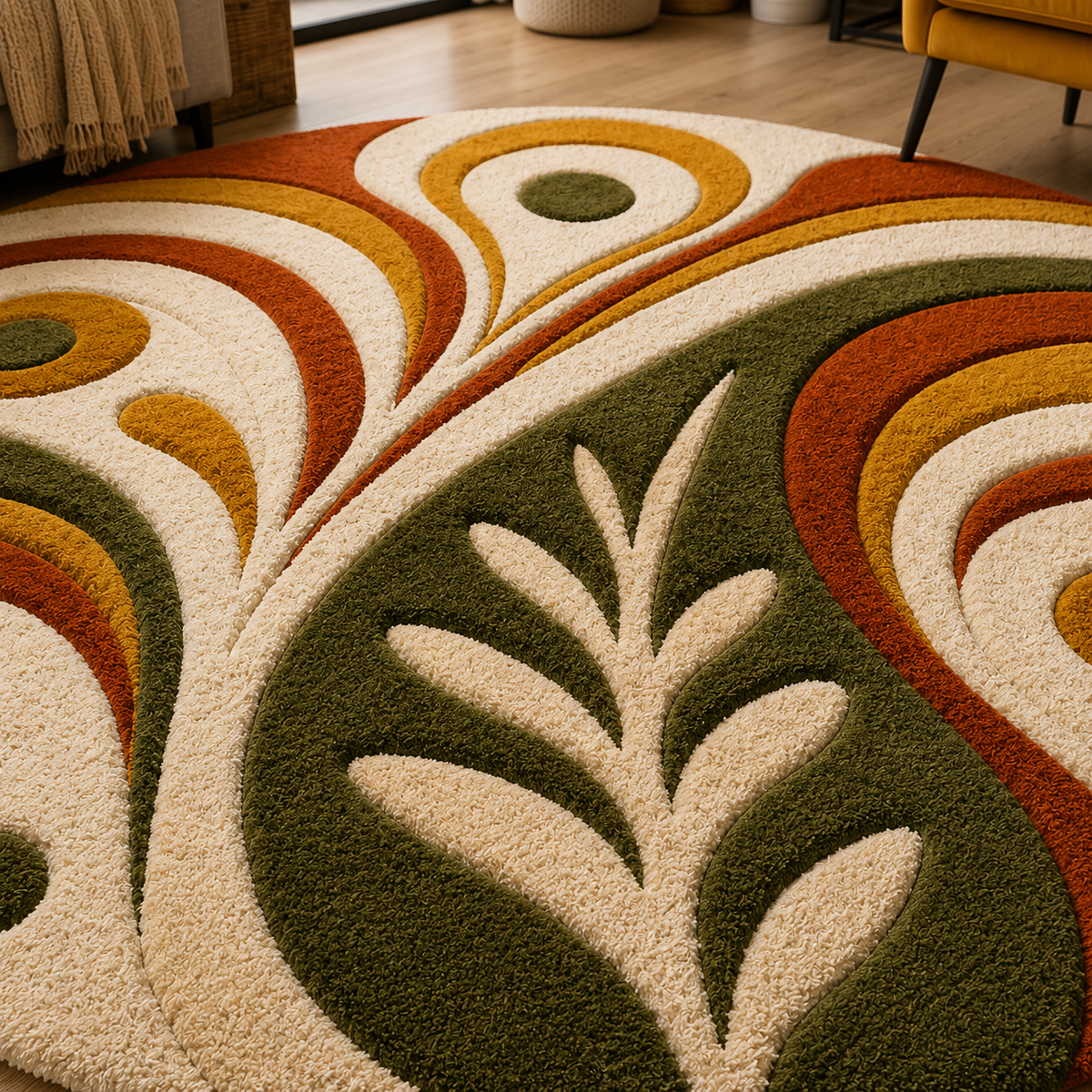 Autumn Grove Designer Rug | Hand Tufted Wool Rug by Rug Cult