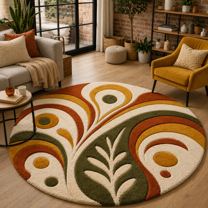 Autumn Grove Designer Rug | Hand Tufted Wool Rug by Rug Cult