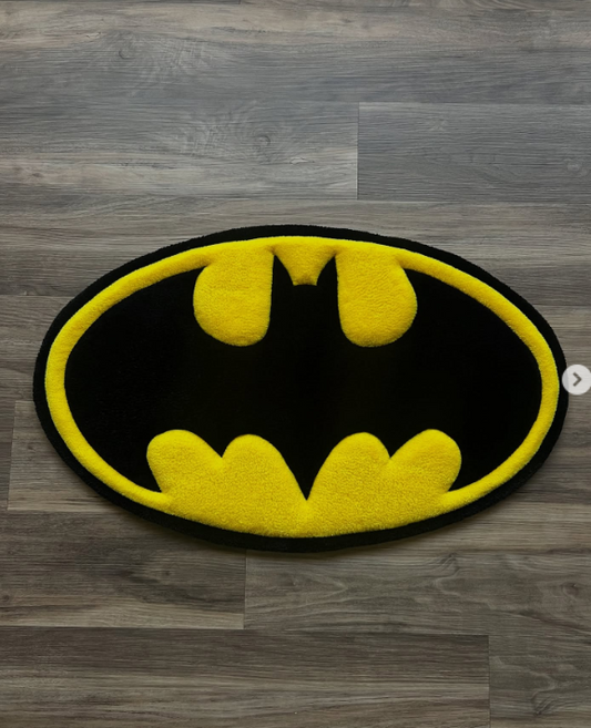 Batman Hand Tufted Rug | Hand Tufted Wool Rug by Rug Cult