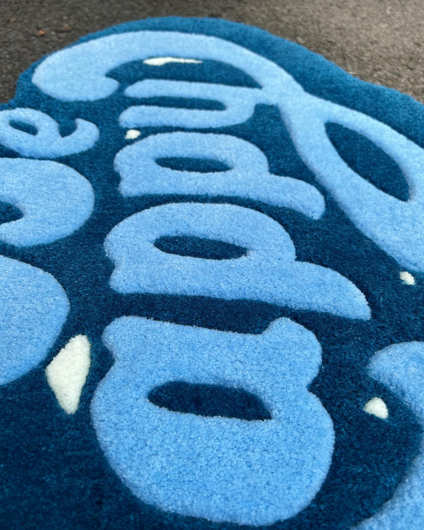 Be Happy Floor Rug | Hand Tufted Wool Rug by Rug Cult