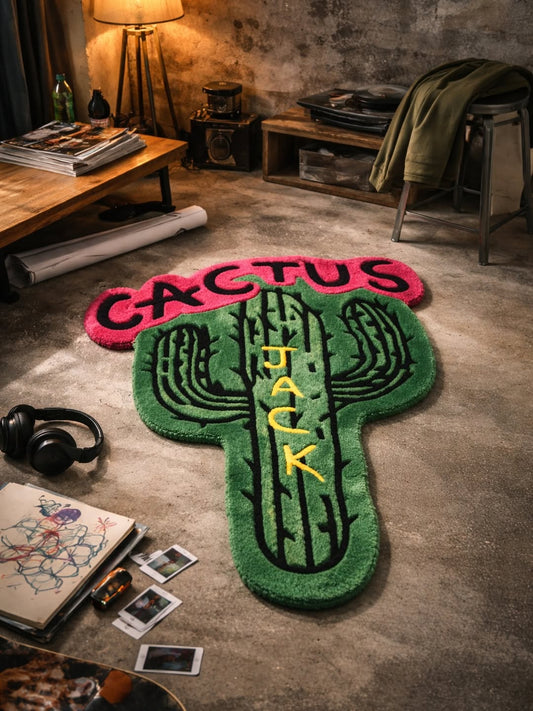 Cactus Handmade Floor Rug | Hand Tufted Wool Rug by Rug Cult