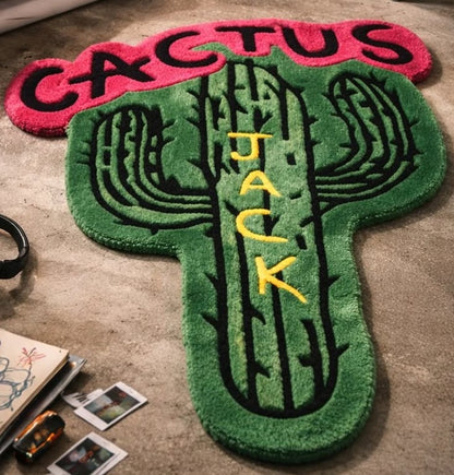 Cactus Handmade Floor Rug | Hand Tufted Wool Rug by Rug Cult