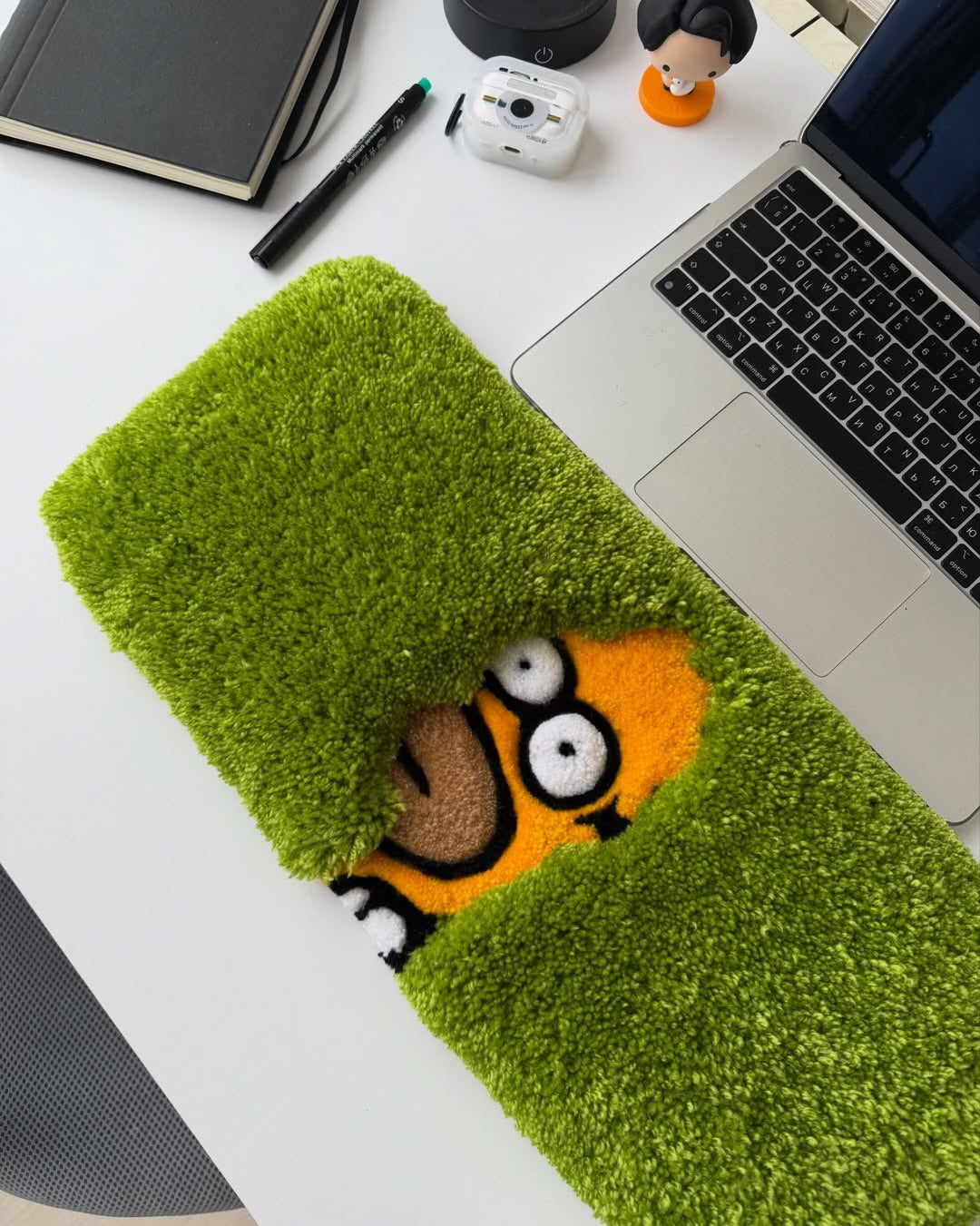 Caught You Typing Keyboard Rug | Hand Tufted Wool Rug by Rug Cult
