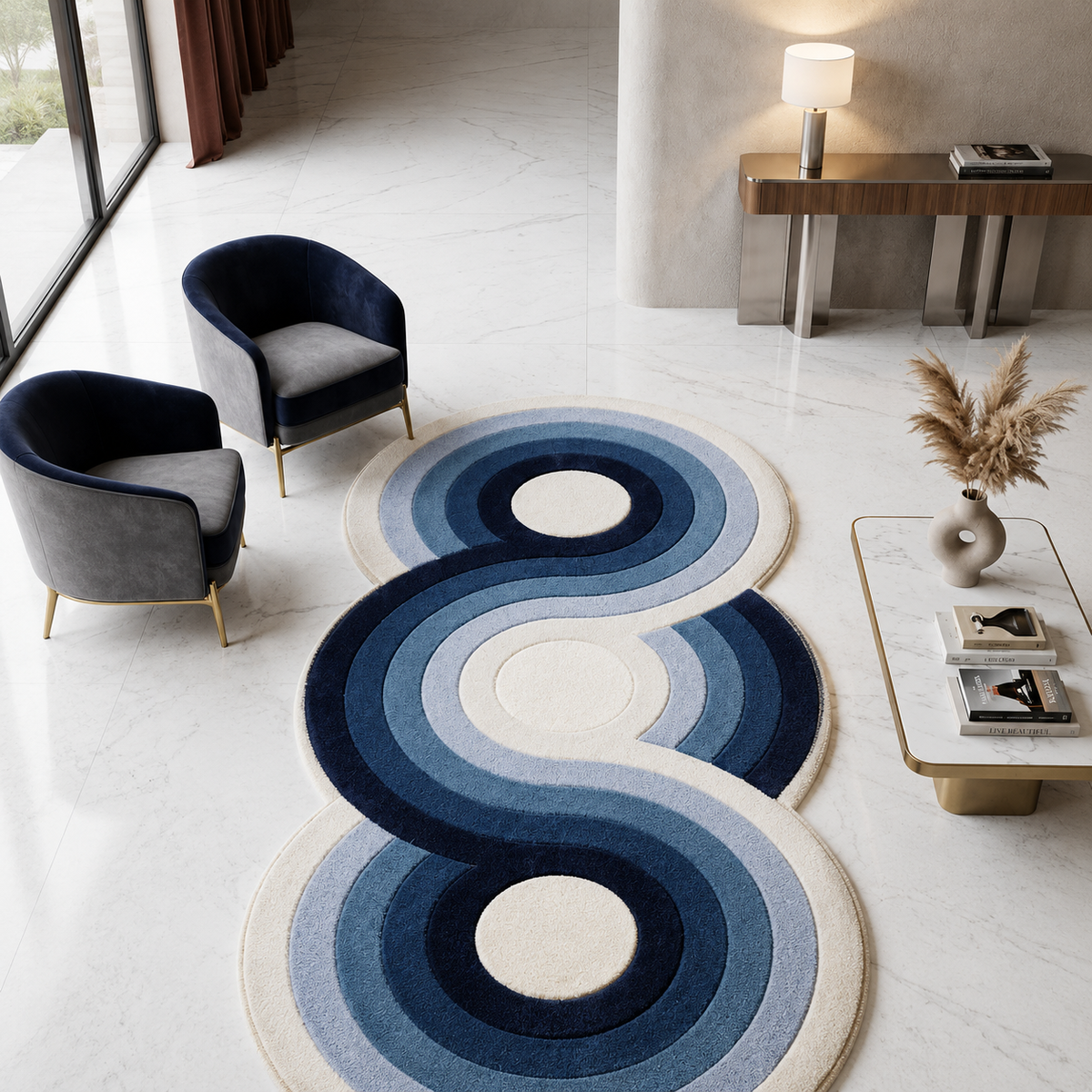 Cosmic Loop Rug | Hand Tufted Wool Rug by Rug Cult