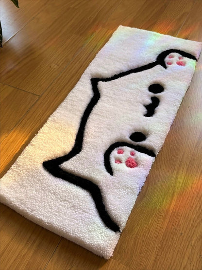 Cozy Cat Keyboard Rug | Hand Tufted Wool Rug by Rug Cult