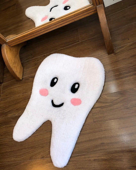 Dental Care Buddy Rug | Hand Tufted Wool Rug by Rug Cult