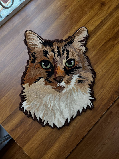 Whisker Cat Floor Rug