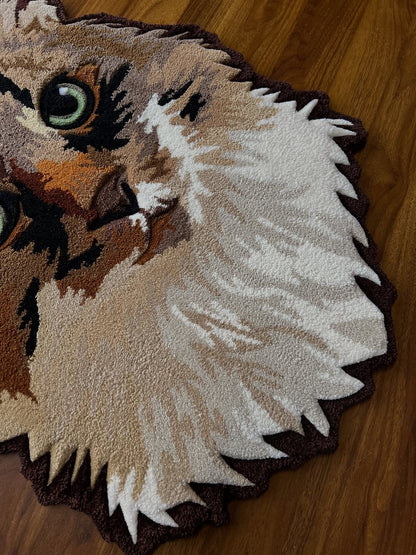 Whisker Cat Floor Rug