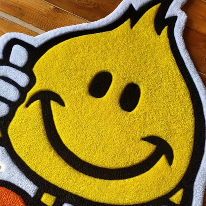 Feel-Good Flame Rug | Hand Tufted Wool Rug by Rug Cult