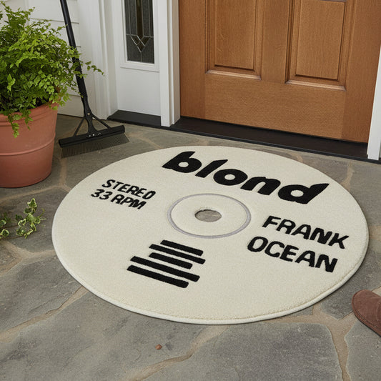Frank Ocean “Blond” inspired CD Rug | Hand Tufted Wool Rug by Rug Cult