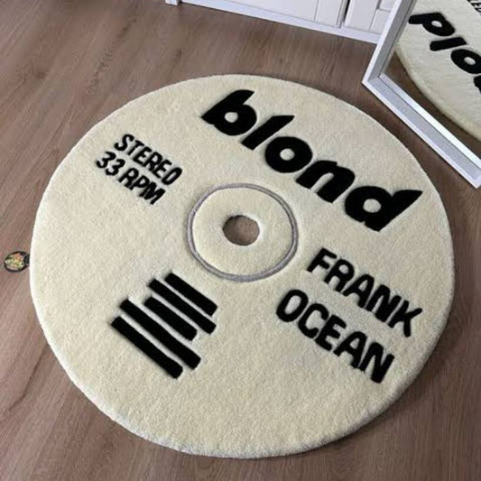 Frank Ocean “Blond” inspired CD Rug | Hand Tufted Wool Rug by Rug Cult