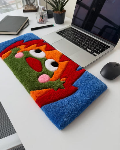 Frog Keyboard Rug | Hand Tufted Wool Rug by Rug Cult