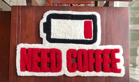 Need Coffee Floor Rug