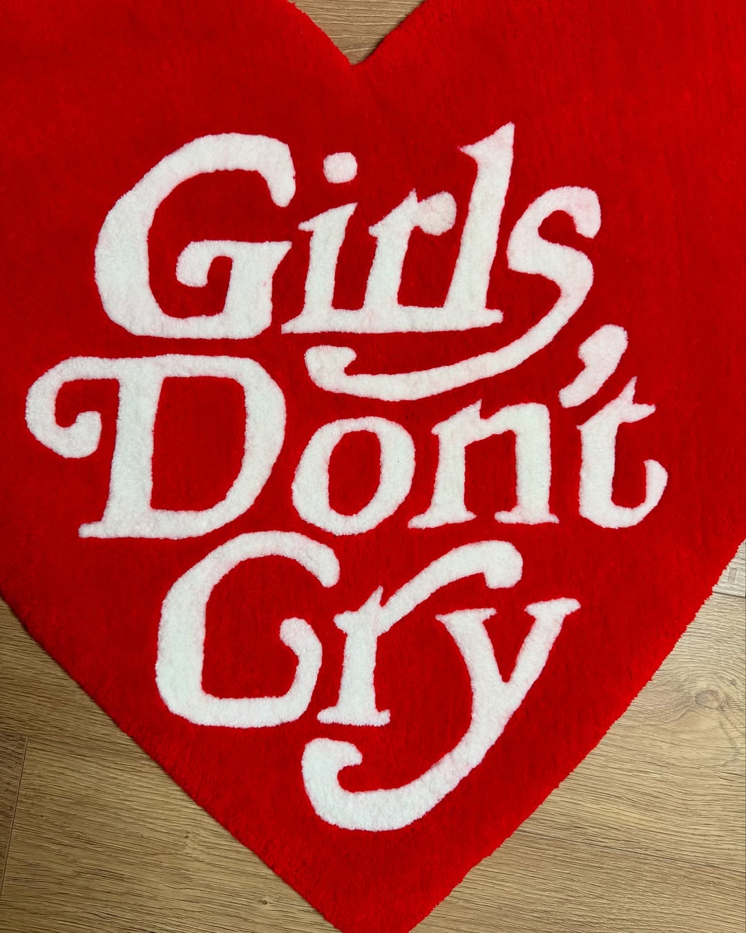 Girls Don't Cry Handmade Rug | Hand Tufted Wool Rug by Rug Cult