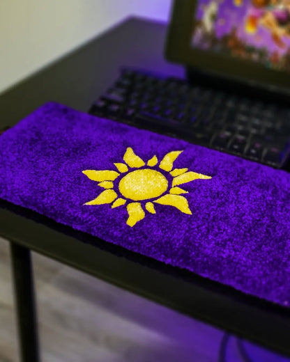 Golden Sun Keyboard Rug. | Hand Tufted Wool Rug by Rug Cult