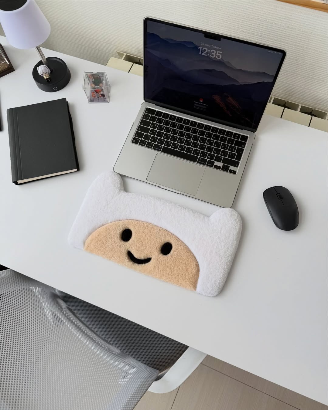 Happy Desk Keyboard Rug | Hand Tufted Wool Rug by Rug Cult