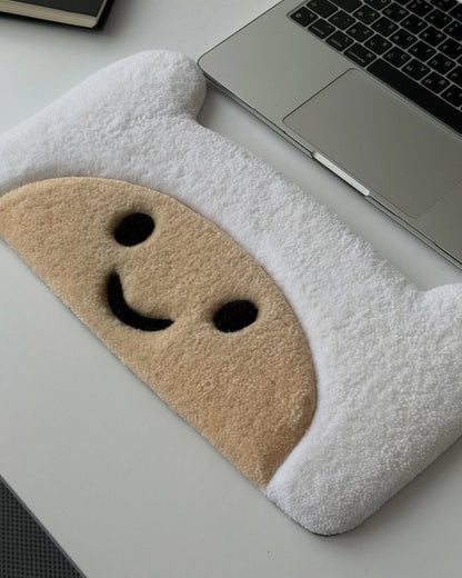 Happy Desk Keyboard Rug | Hand Tufted Wool Rug by Rug Cult