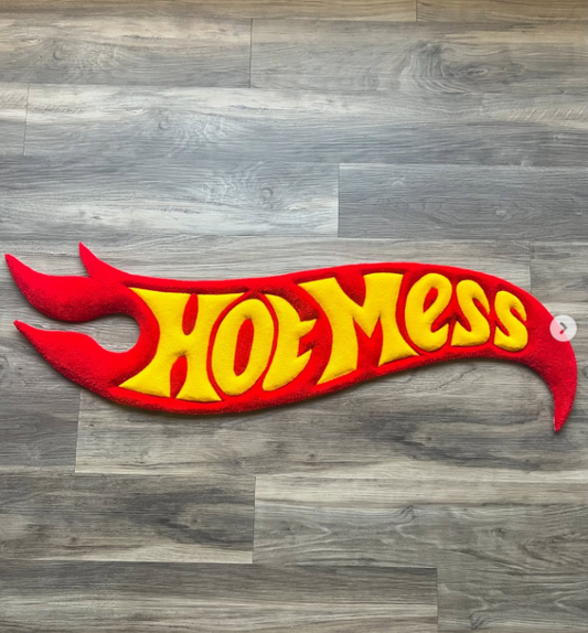 Hot Mess x Hot Wheels | Hand Tufted Wool Rug by Rug Cult
