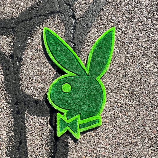 Green Bunny Floor Rug