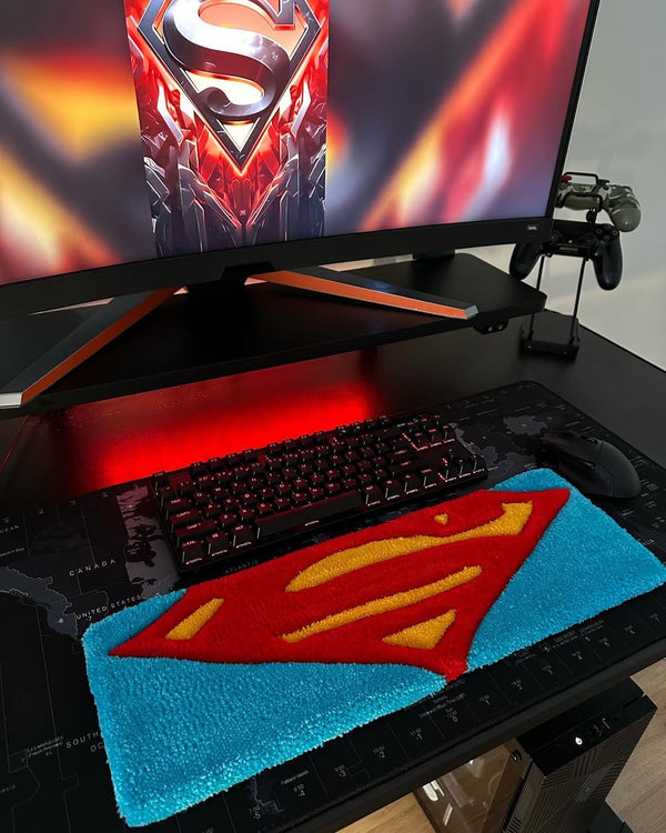 Superman Keyboard Rug.