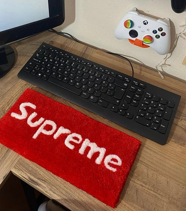 Red Flex Keyboard Rug.