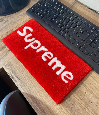Red Flex Keyboard Rug.
