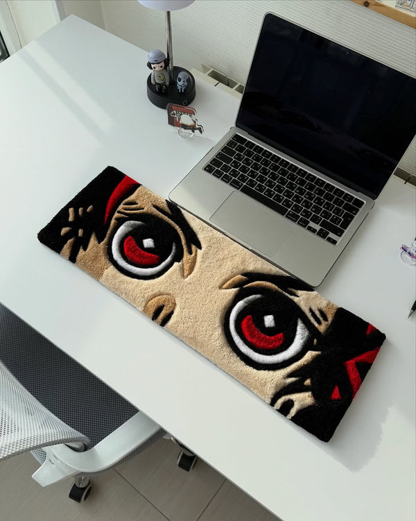 Anime Gaze Keyboard Rug .